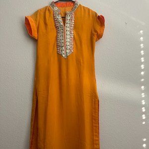 Bright Yellow Kurta